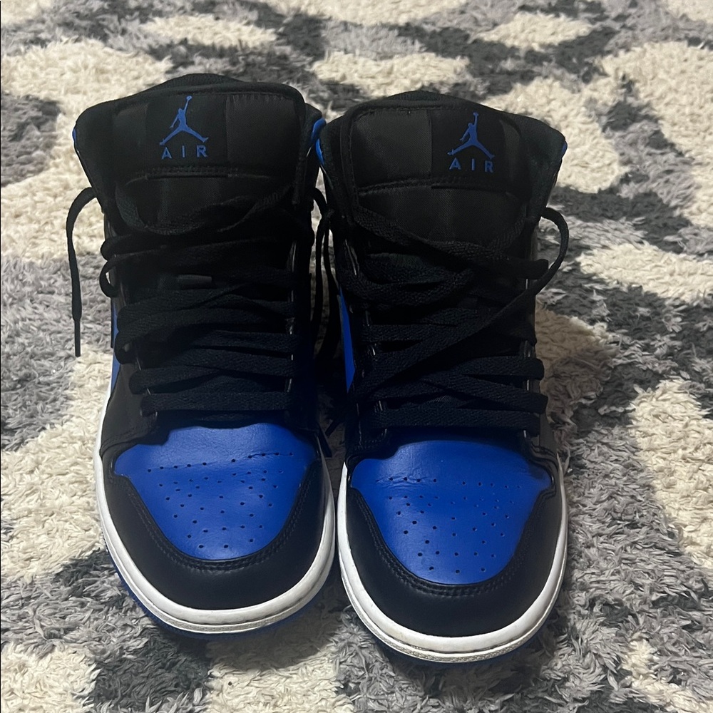 Nike Black and Blue Men's Shoes